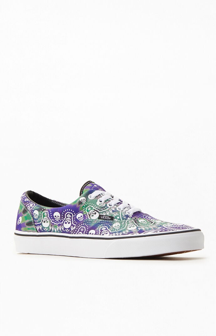 Purple Bandana Tie-Dyed Era Shoes