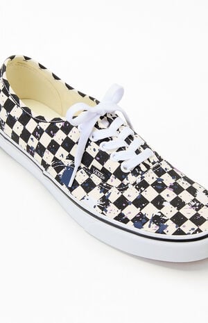 Authentic Splatter Checkerboard Shoes image number 6