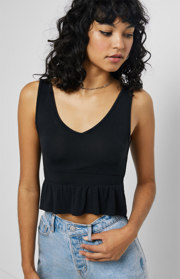 Peplum Tank Top