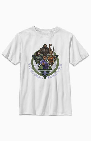 Kids Black Panther Wakanda Forever Square T-Shirt image number 1