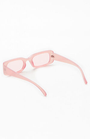 Pink Square Sunglasses image number 4