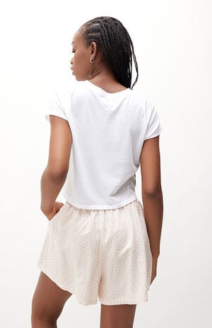 Geo Tie Front Shorts image number 4