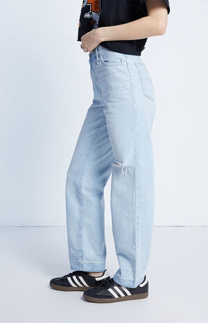 Light Blue Ripped '94 Baggy Jeans image number 3