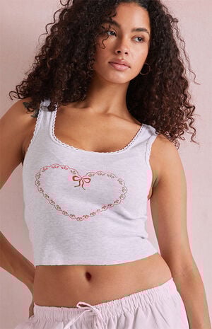 Heart Bow Tank Top image number 2