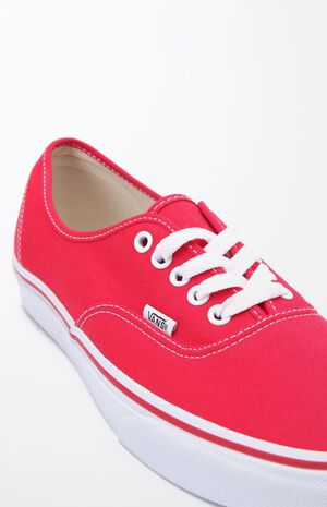 Vans Authentic Red Shoes | PacSun