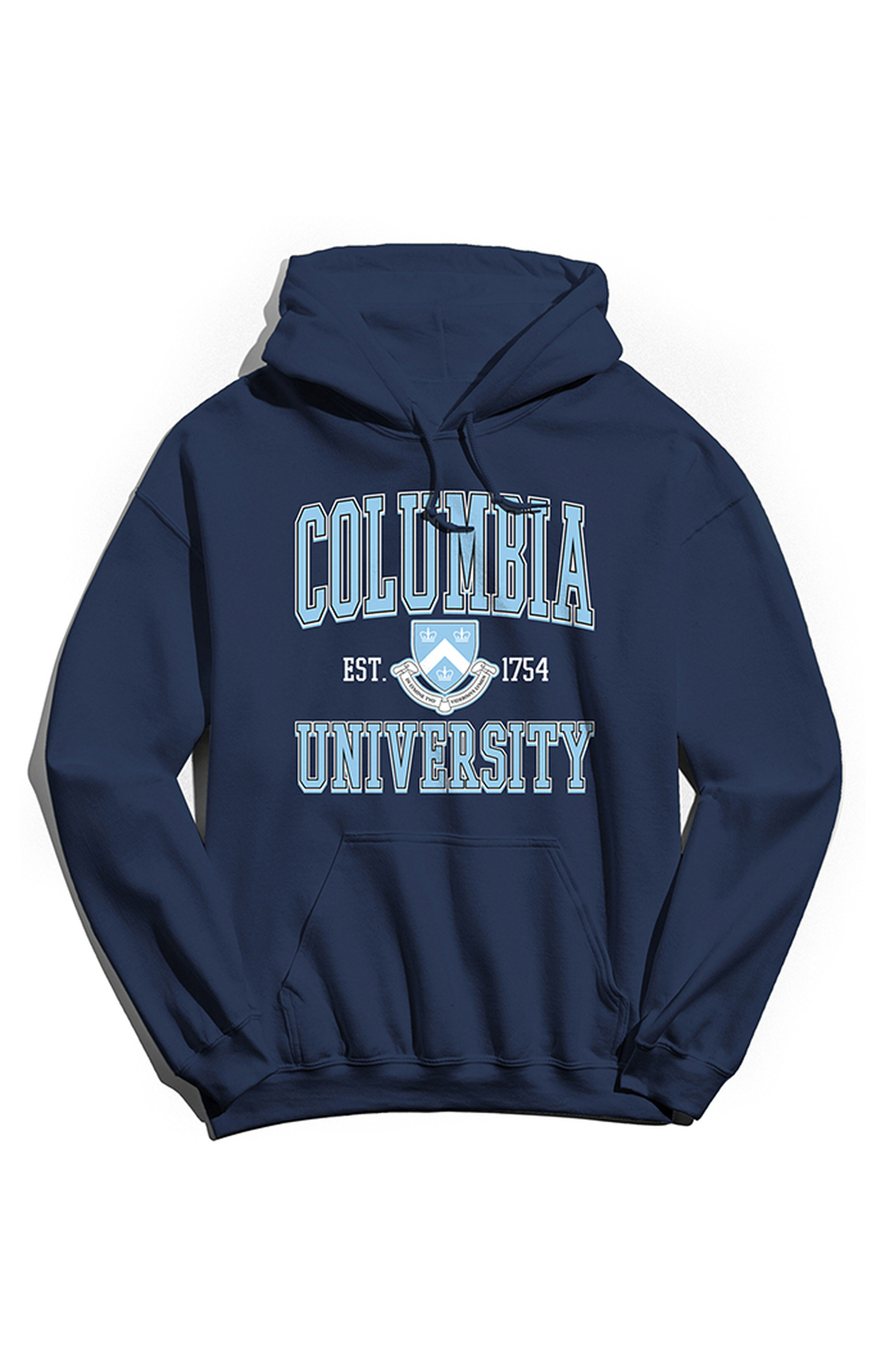 Columbia university zip up hoodie Clearance