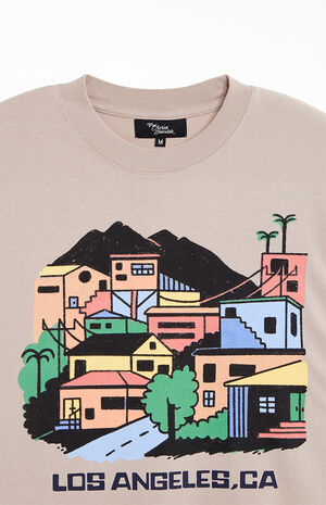 Pac Artist Network Kelly Malka Oversized LA T-Shirt image number 3