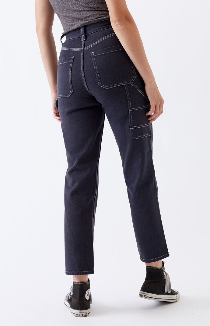 women's high rise carpenter pants