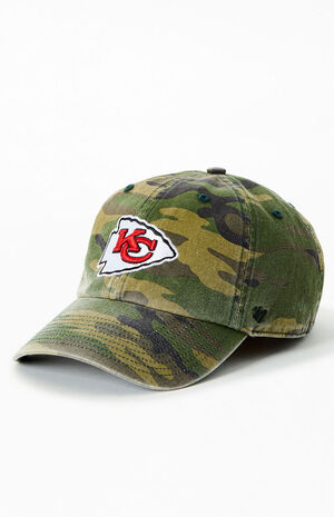 Kansas City Chiefs Camo Clean Up Dad Hat image number 4