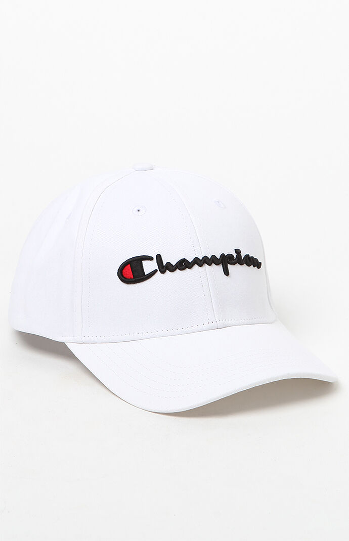 champion hat white