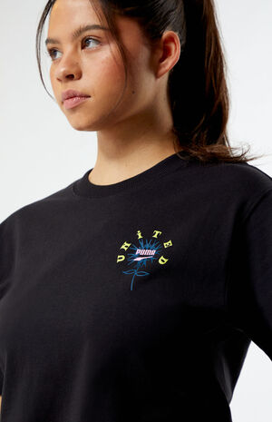 Black United Relaxed Graphic T-Shirt image number 2