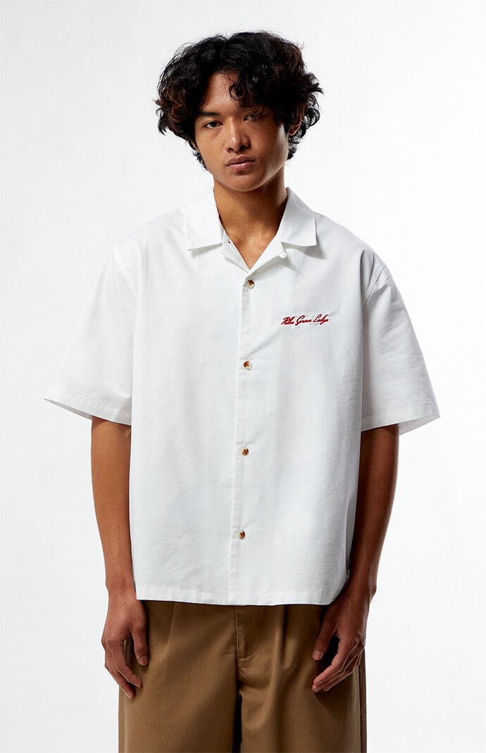 Pacsun Palm Grove Lodge Oversized Resort Camp Shirt