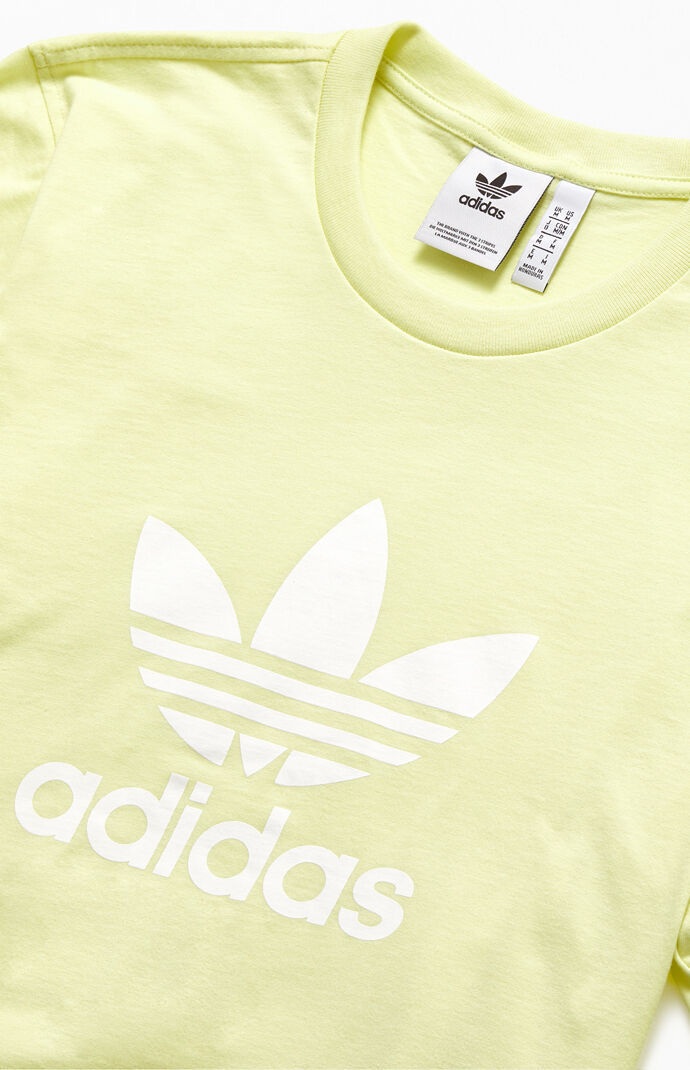 neon green adidas t shirt