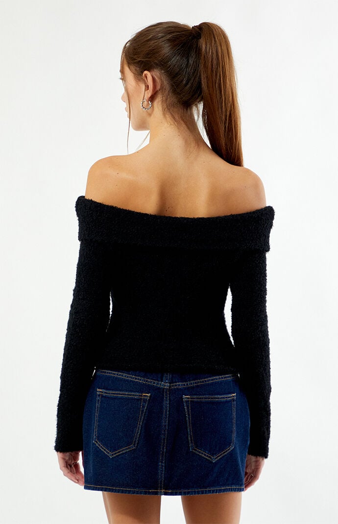 Pacsun Faux Leather Half Moon Metal Buckle Belt