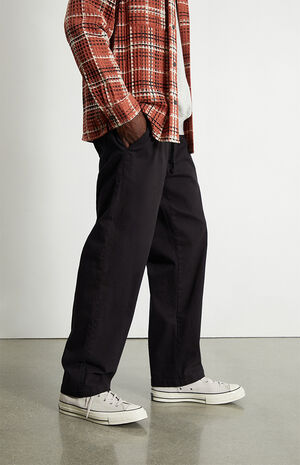 Black Twill Trouser Pants image number 3