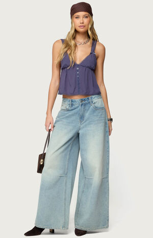 Andea Babydoll Tank Top image number 5