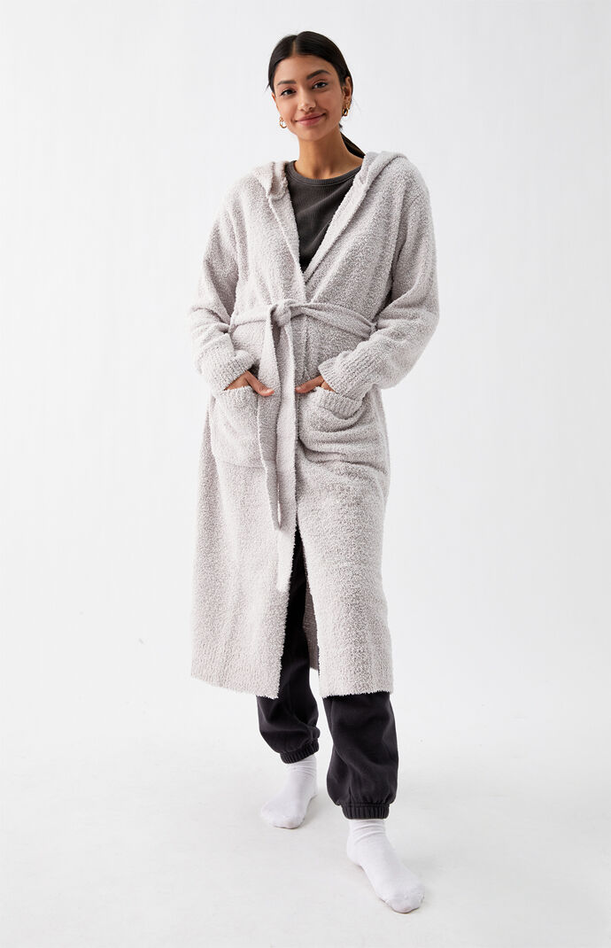 womens hooded duster cardigan