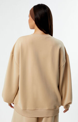 Balloon Sleeve Crew Neck Sweatshirt image number 4