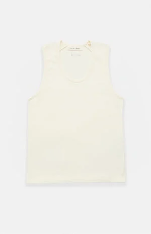 Women's Ivory Classic Tank Top image number 1