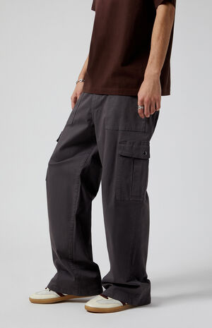 Blake Stretch Cargo Extreme Baggy Jeans Asphalt image number 3