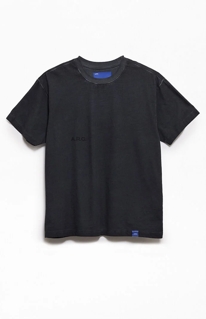 A.R.C. Black Vintage Wash Heavyweight T-Shirt
