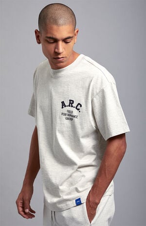 Heather Grey Field Vintage Wash Heavyweight Oversized T-Shirt image number 4