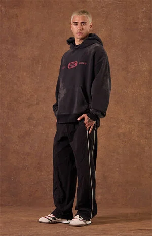 Black Bolton Baggy Track Pants image number 1