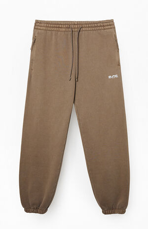 Brown Comfort Heavyweight Jogger Sweatpants image number 1