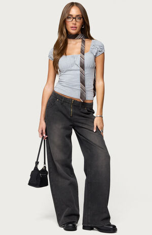 Oleana Gathered Bust Top image number 5