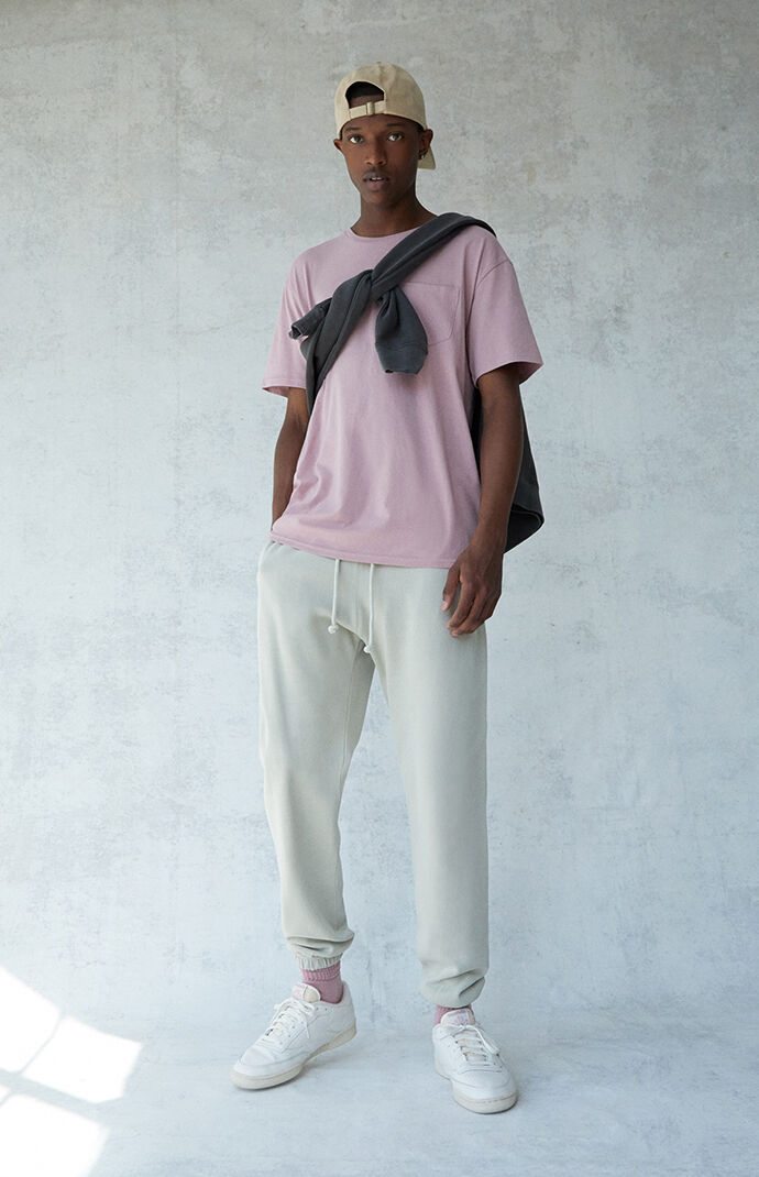 Beige Fleece Sweatpants