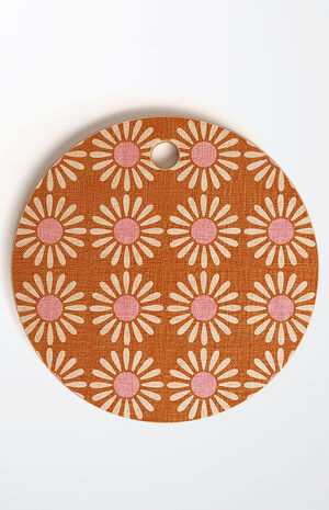 Schatzi Brown Retro Jumbo Daisy Cutting Board image number 1