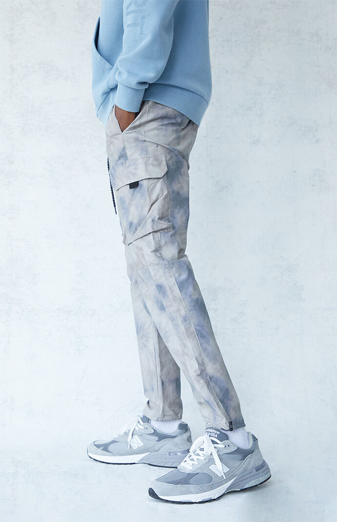 Easton Nylon Slim Tie-Dyed Cargo Pants