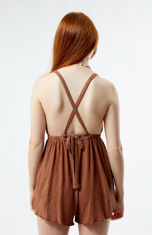 On Vacay Cover Up Romper image number 3