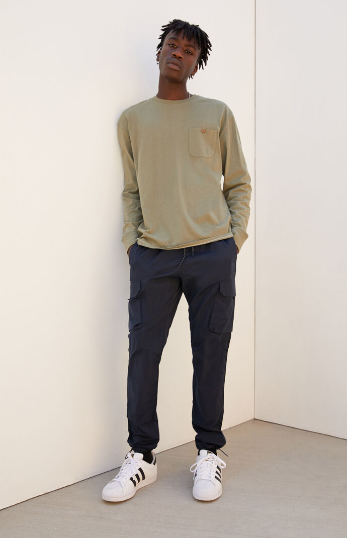 Rally Curved Pocket Long Sleeve T-Shirt