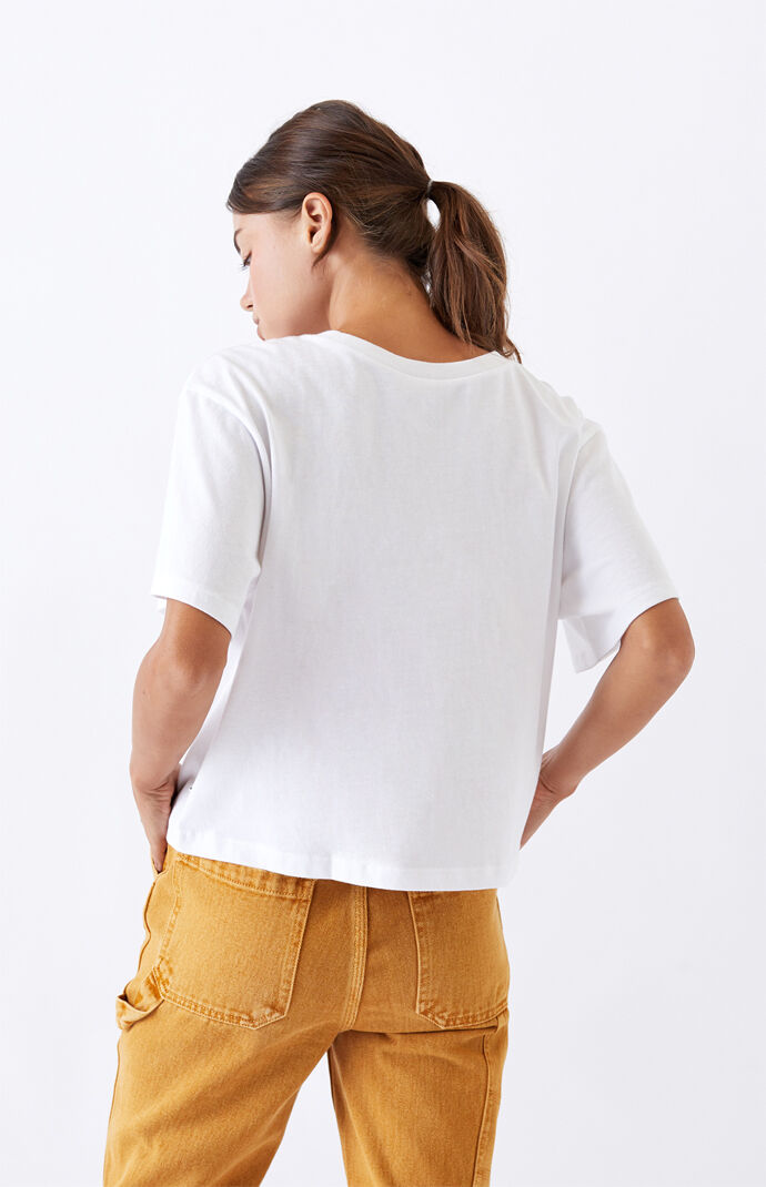 White Ya Mos Cropped T-Shirt