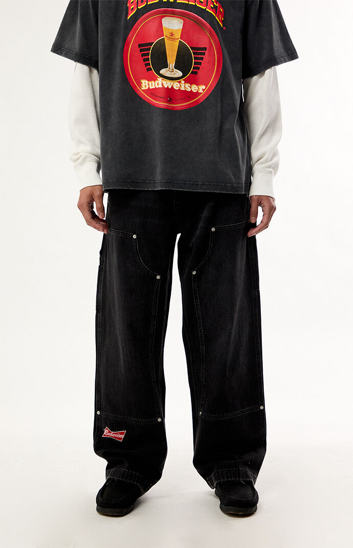 Budweiser by Pacsun Double Knee Carpenter Baggy Jeans