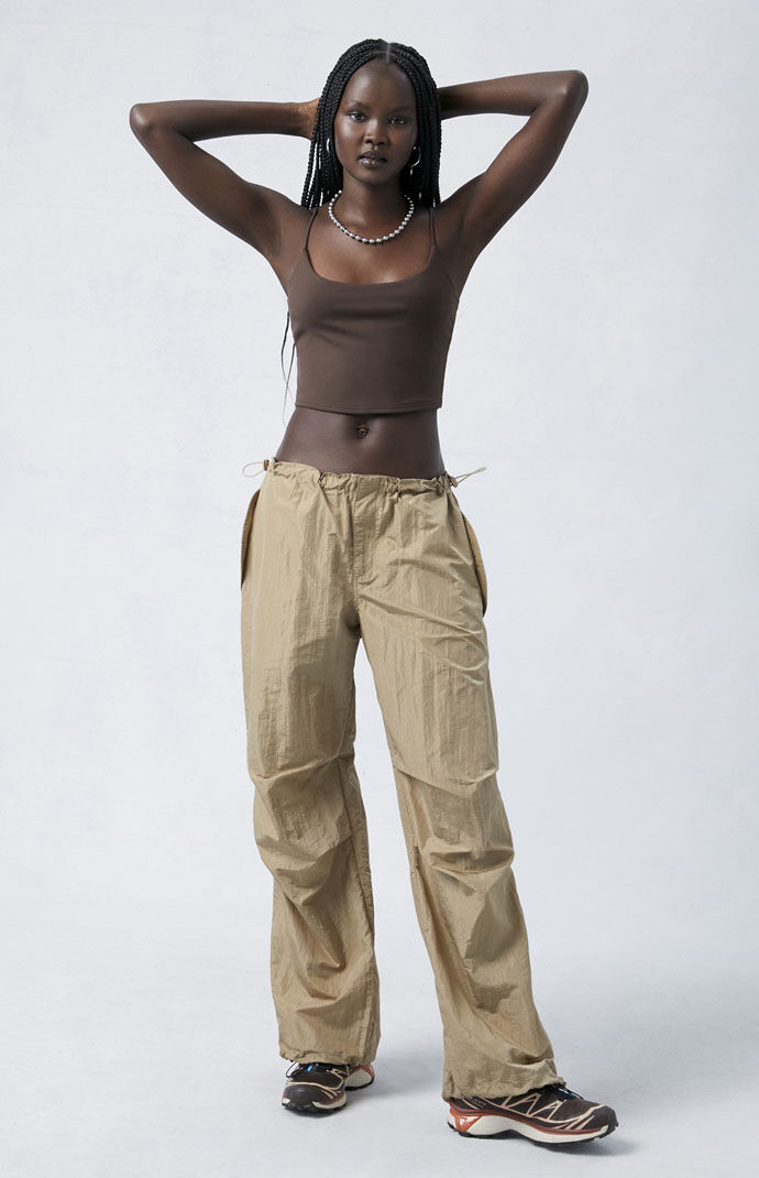 Pacsun Shine Low Rise Parachute Pants | PacSun