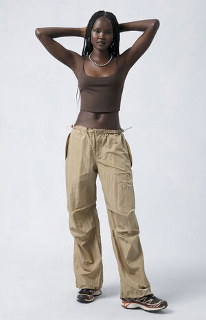 Shine Low Rise Parachute Pants image number 2