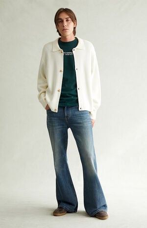 Jordan Baggy Bootcut Jeans Medium Blue Tint image number 2