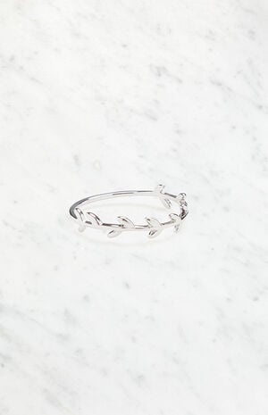 Silver Leaf Ring image number 1