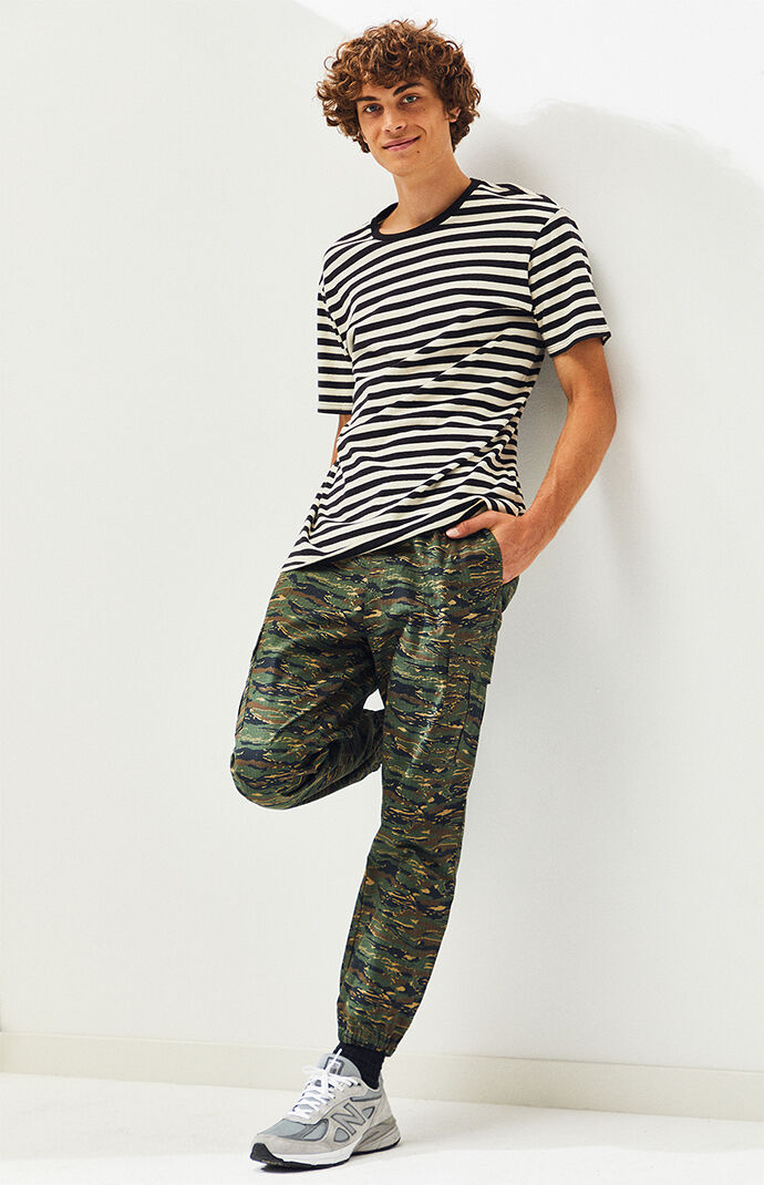 Camo Ripstop Cargo Jogger Pants