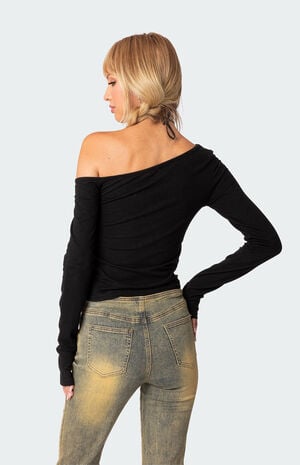 Swan Asymmetric Long Sleeve Top Swan Asymmetric Long Sleeve Top image number 5