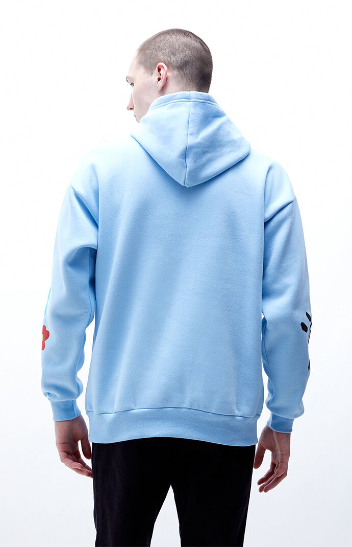 Blue champion hoodie top pacsun