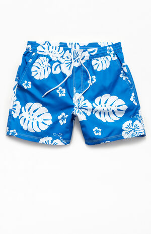 Floral Print 16" Swim Trunks Floral Print 16" Swim Trunks image number null