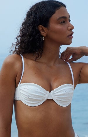 Brighton Eyelet Underwire Bralette Bikini Top image number 2