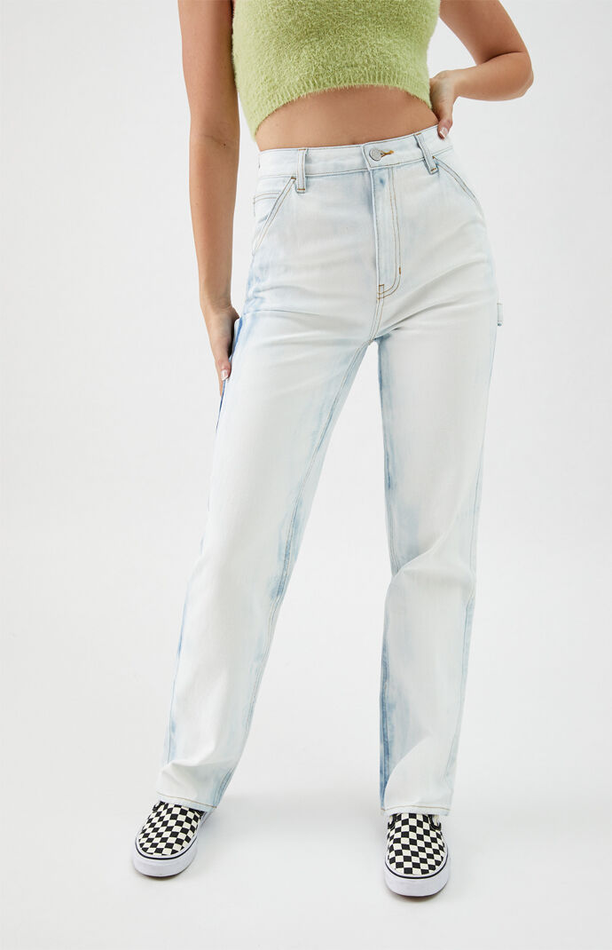 Bleached '90s Boyfriend Carpenter Pants