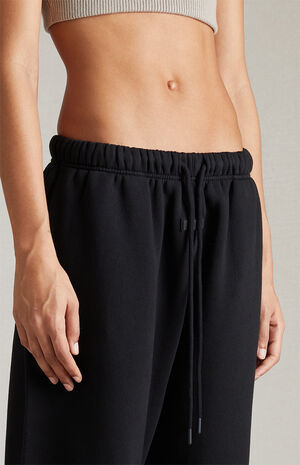 Women's Jet Black Sweatpants image number 5