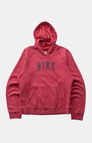 2000s Red Nike Pullover Hoodie image number 1