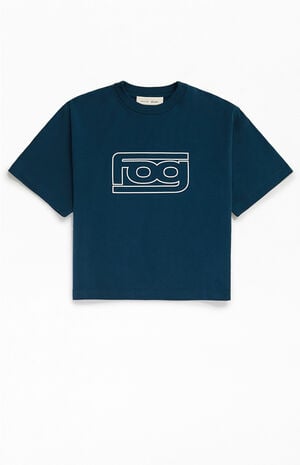Kids Blue Racing Merch T-Shirt image number 1