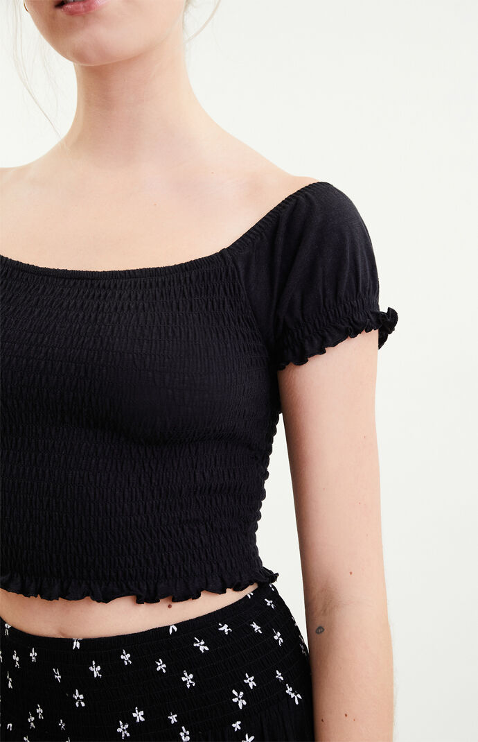 Smocked T-Shirt